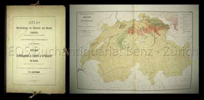 Wartmann, Hermann: -Atlas über die Entwicklung von Industrie und Handel der Schweiz