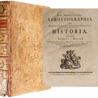 Scheuchzer, Johannes: -Agrostographia, sive, graminum, juncorum, cyperorum, cyperoidum iisque affinium historia.