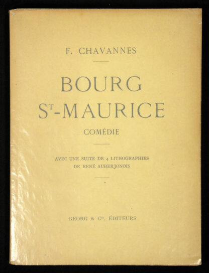 Chavannes, F.: -Bourg St-Maurice.