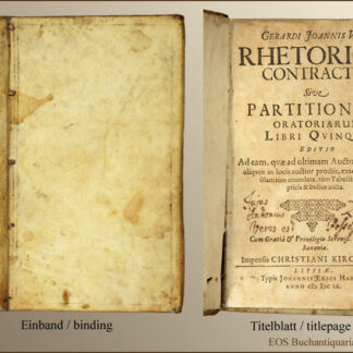 Voss, Gerhard Johannes: -Rhetorices contractae,