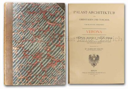 Haupt, Albrecht: -Verona, Vicenza, Mantua, Padua, Udine ...