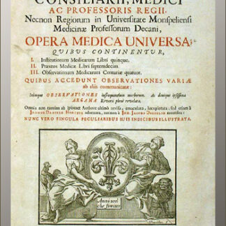 Rivière, Lazare: -Opera medica universa.