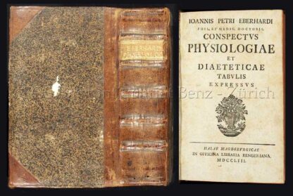 Eberhard, Johann Peter: -Conspectus physiologiae et diaeteticae tabulis expressus (I).