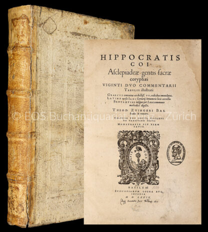 Hippocrates: -Coi Asclepiadeae gentis sacrae coryphaei viginiti duo commentarii tabulis illustrati.