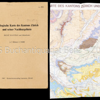 Hantke, René: -Geologische Karte des Kantons Zürich