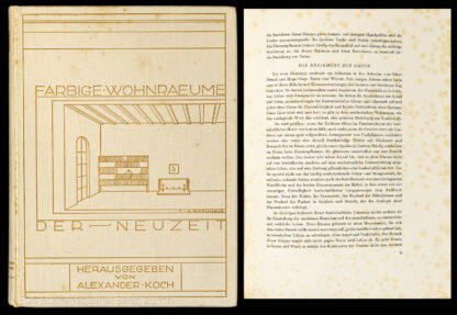 Koch, Alexander: -Farbige Wohnräume der Neuzeit.