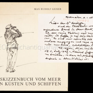 Geiser, Max Rudolf: -Skizzenbuch vom Meer von Küsten und Schiffen.