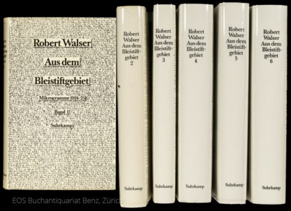 Walser, Robert: -Aus dem Bleistiftgebiet.