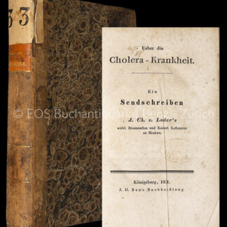 Loder, J. Ch. von: -Ueber die Cholera-Krankheit.