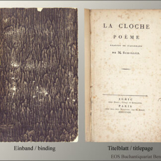 Schiller, Friedrich von: -La cloche.