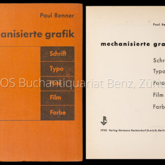 Renner, Paul; -Mechanisierte Grafik.