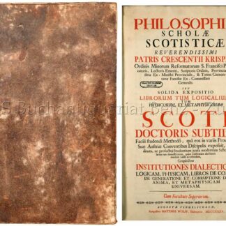 Krisper, Crescentius: -Philosophia scholae Scotisticae ...