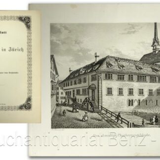 Vögeli, A. S.: -Neujahrsblatt herausgegeben von der Stadtbibliothek in Zürich auf das Jahr 1853 (und 1854).