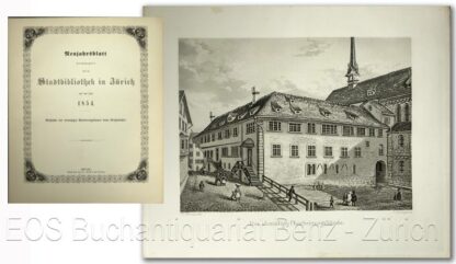 Vögeli, A. S.: -Neujahrsblatt herausgegeben von der Stadtbibliothek in Zürich auf das Jahr 1853 (und 1854).