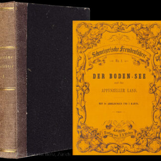 Berlepsch, Herman Alexander: -Der Bodensee und das Appenzeller Land. Ein Führer für Fremde.–