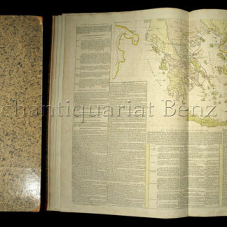 Lesage, A. (i.e. Las Cases, Augustin-Emmanuel-Dieudonné-Marie-Joseph, comte de): -Historisch-Genealogisch-Geographischer Atlas in dei und dreisig (sic) Uebersichten.