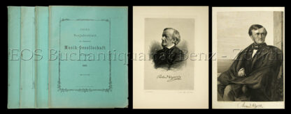 Lüning, O. u. Steiner, A: -Richard Wagner als Dichter und Denker. - Richard Wagner in Zürich Teil I (- III), (1849-1858).