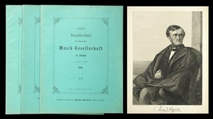 Steiner, A: -Richard Wagner in Zürich Teil I (- III), (1849-1858).