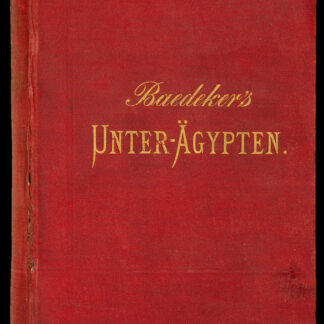 Baedeker, Karl: -Ägypten.