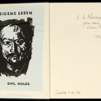 Nolde, Emil: -Das eigene Leben.