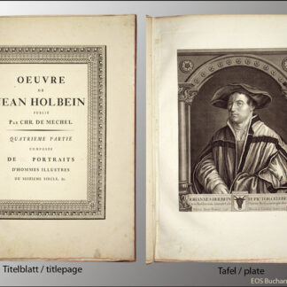 Mechel, Christian von: -Portraits d'après des peintures à l'huile, dont la majeure partie sont conservés à la Bibliothèque publique à Basle).