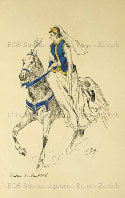 Bachelin, Auguste: -Costumes du cortège historique.