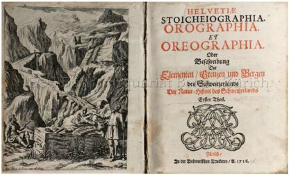 Scheuchzer, Johann Jakob: -Helvetiae stoicheiographia. Orographia. Et oreographia.