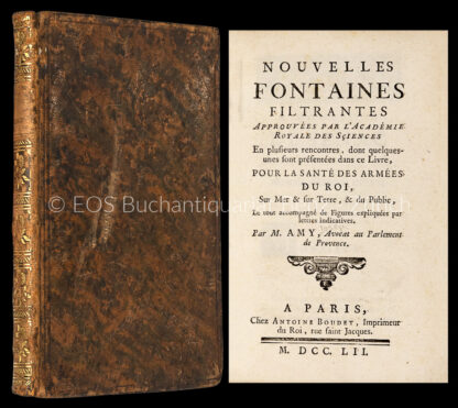 Amy, Joseph: -Nouvelles fontaines filtrantes.