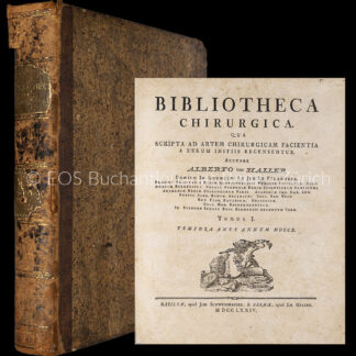 Haller, Albrecht von: -Bibliotheca chirurgica.