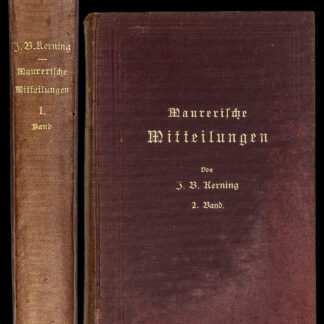 Krebs, Johann Baptist: -Maurerische Mitteilungen.