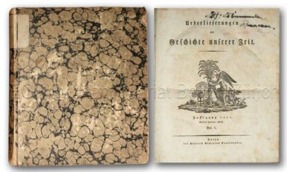 Zschokke, Heinrich, Hrsg.: -Ueberlieferungen zur Geschichte unserer Zeit.