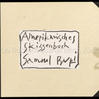 Buri, Samuel: -Amerikanisches Skizzenbuch - An American Sketchbook.