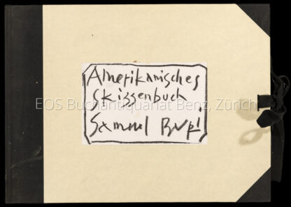 Buri, Samuel: -Amerikanisches Skizzenbuch - An American Sketchbook.