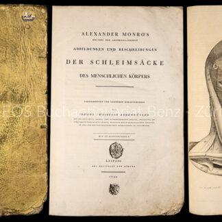 Monro, Alexander (secundus): -Abbildungen und Beschreibungen der Schleimsäcke des menschlichen Körpers.