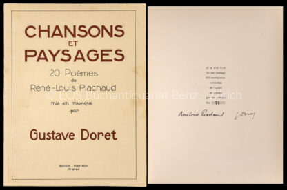 Doret, Gustav: -Chansons et paysages.