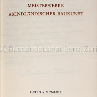 Zürcher, Richhard: -Meisterwerke Abendländischer Baukunst.