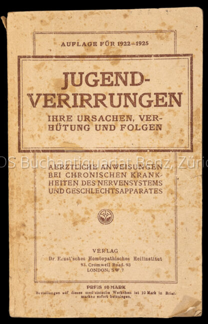 Dr. Ernst; -Jugend-Verirrungen.