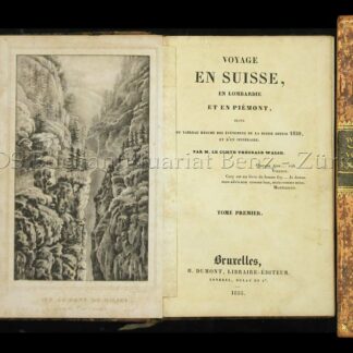 Walsh, Théobald: -Voyage en Suisse, en Lombardie et en Piémont.