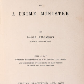 Thomson, Basil Home: -The diversions of a Prime Minister.