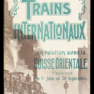 -Trains directs internationaux.