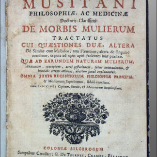 Musitano, Carlo: -De morbis mulierum.