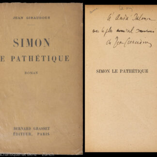 Giraudoux, Jean: -Simon le pathétique.