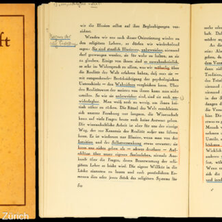 Freud, Sigmund: -Die Zukunft einer Illusion.