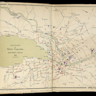 -Verzeichniss der Höhen-Fixpunkte im Gebiete der Stadt Zürich.