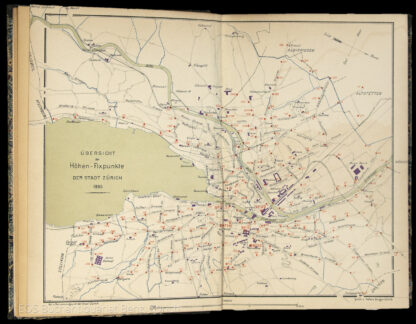 -Verzeichniss der Höhen-Fixpunkte im Gebiete der Stadt Zürich.
