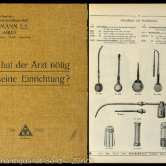 -Was hat der Arzt nötig für seine Einrichtung?