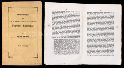 Virchow, Rudolf: -Mittheilungen über die in Oberschlesien herrschende Typhus-Epidemie.