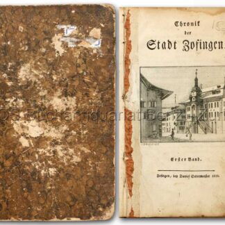 Frikart, Johann Jakob: -Chronik der Stadt Zofingen.