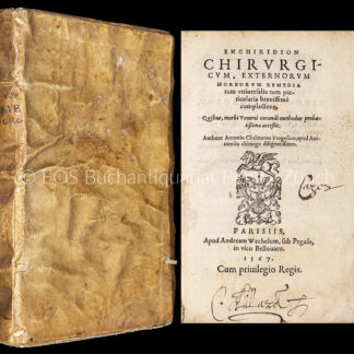 Chaumette, Antoine: -Enchiridion chirurgicum externorum morborum remedia,