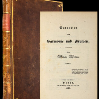 Weitling, Wilhelm: -Garantien der Harmonie und Freiheit.